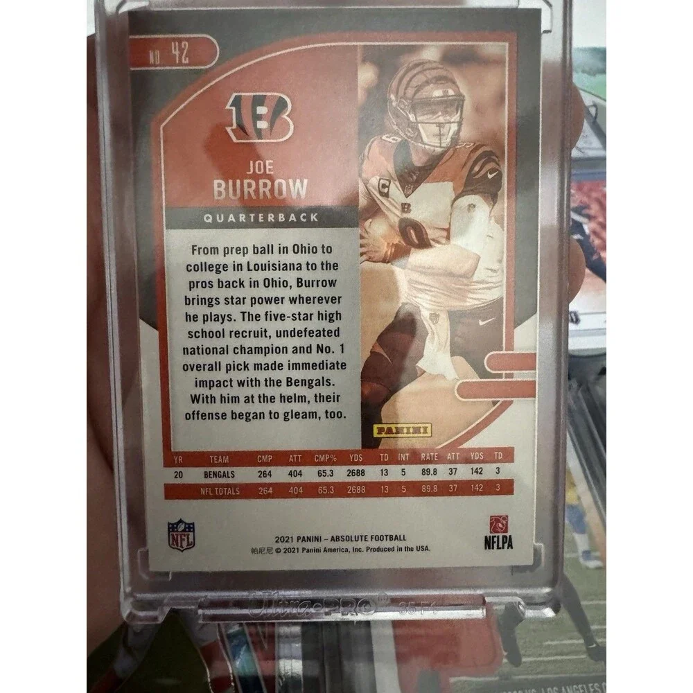 Panini Joe Burrow 12-Card Lot Rookie/Serial/25/50 Parallel Mem